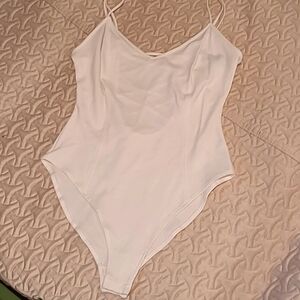 🔶️5 for $30🔶️ Backless White Bodysuit